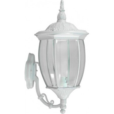 Dabmar Lighting 13W & 120V S13-GU24 Victoria Wall Light Fixture - White GM105-13-W